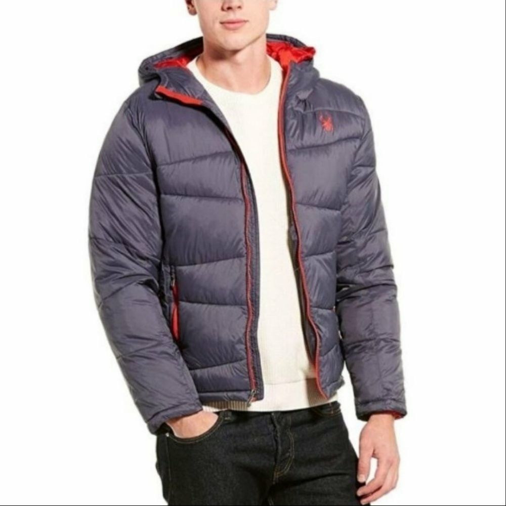 New Spyder Jacket Gray Polar insulated